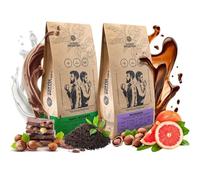 Coffee Broastery Coffret de Grains de Café 2x1kg - Café Fraîchement Torréfié Artisanal - Lot de Grains de Qualité Supérieure - Arôme Intense et Saveur Unique - Idéal pour Machine à Café et Espresso