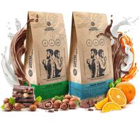 Coffee Broastery Set de café - Brésil Guaxupe + Mogiana café torréfié grain entier 2 x 1 kg | Grains de café frais