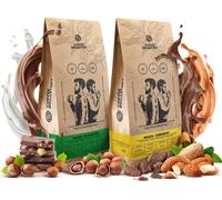 Coffee Broastery Set de café - Brésil Mogiana + Cerrado café torréfié grain entier 2 x 1 kg | Grains de café frais