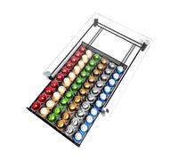 Coffee capsule holder， Présentoir à capsules de café, 40/60 pièces, tiroir de rangement for boîte à sachets de thé de bureau, base de machine ，Home Living(For 60pcs)