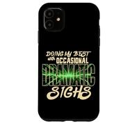 Coffee Cat Naps and Dog ZOOMIES Power ME Coque pour iPhone 11
