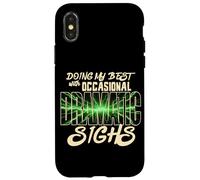 Coffee Cat Naps and Dog ZOOMIES Power ME Coque pour iPhone X/XS