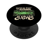 Coffee Cat Naps and Dog ZOOMIES Power ME PopSockets PopGrip Adhésif