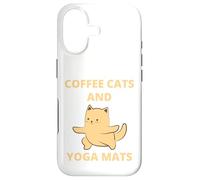 Coffee Cats & Tapis de Yoga Warrior Two pour yogis Coque pour iPhone 17