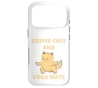 Coffee Cats & Tapis de Yoga Warrior Two pour yogis Coque pour iPhone 17 Pro
