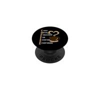 Coffee Christ Offers Forgiveness for Everyone Everywhere PopSockets PopGrip Adhésif