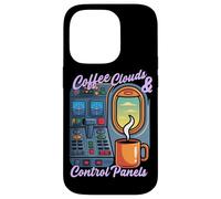 Coffee Clouds and Control Panels Coque pour iPhone 14 Pro