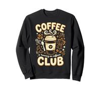 Coffee Club Running on Cafeine Cup Graphic Sweatshirt