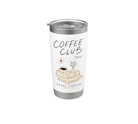 Coffee Club servi tous les matins pour les amateurs de café Gobelet isotherme en acier inoxydable double paroi
