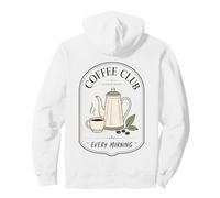 Coffee Club servi Tous Les Matins pour Les Amateurs de café Sweat à Capuche