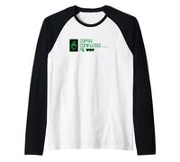 Coffee Completes Me - Ich Liebe Eine Tasse de café Manche Raglan