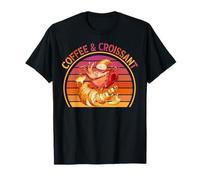 Coffee & Croissant For Coffee And French Culture Lovers T-Shirt