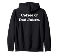Coffee & Dad Jokes Funny Saying Sweat à Capuche