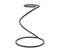 Coffee Dripper Holder Coffee Stand Black Spiral Stand Metal Filter Rack Coffee Brewer Holder, Iron Filter Cup Holder for Brewing Delicious Coffee
