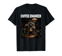 Coffee Engineer de café Raton Laveur Amoureux du café T-Shirt Graphique avec Valeur