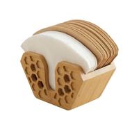 Coffee Filter Organizer - Wooden Condiment Packets Display Station