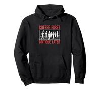 Coffee First Critique Later for Marching Band Directeur Musical Sweat à Capuche