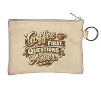 Coffee First Porte-clés sans questions Beige