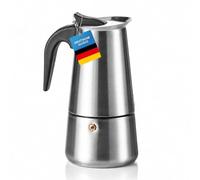 Coffee Fox® Cafetière Italienne Inox 4 Tasses - Moka pot Induction