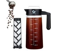 Coffee Gator Cafetière Manuelle avec Infuseur pour Café Froid ou Cold Brew Coffee de Machine pour Amateurs de Café Infusé à Froid - Meilleure Méthode pour faire du Slow Coffee et du Thé