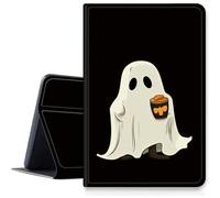 Coffee Ghosts - Étui pour iPad Air 13" 2024 M2, résistant aux chocs, pliable en cuir synthétique, support réglable avec mise en veille/réveil automatique pour iPad Air 13" 2024 Air M2 13