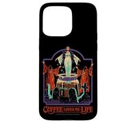 Coffee Gives Me Life Occult Retro Vintage Funny Adult Humor Coque pour iPhone 15 Pro Max