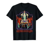 Coffee Gives Me Life Occult Retro Vintage Funny Adult Humor T-Shirt