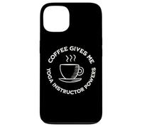 Coffee Gives Me Yoga Instructor Powers Drôle instructeur de Yoga Coque pour iPhone 13