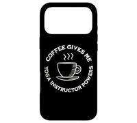Coffee Gives Me Yoga Instructor Powers Drôle instructeur de Yoga Coque pour iPhone 17 Pro Max