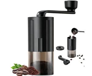 Coffee Grinder Manual Portable Espresso Mill with Adjustable Settings