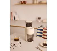 COFFEE GRINDER STUDIO PRO - Moulin À Café Avec Réservoir Et 38 Niveaux De Mouture Blanc Cassé