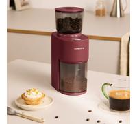 COFFEE GRINDER STUDIO PRO - Moulin À Café Avec Réservoir Et 38 Niveaux De Mouture Bordeaux