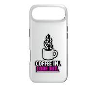 Coffee in. Code Out. Développeur programmateur Amusant Coque pour iPhone Air