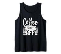 Coffee is My BFF Love Cafeine Funny Coffee Lover Débardeur