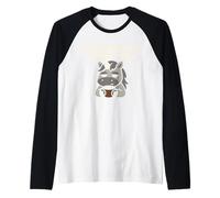 Coffee is My Copilot Espresso Burnout Humour Manche Raglan