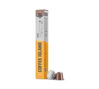 Coffee Island Capsules en Aluminium Espresso Bliss à la Torréfaction Légère (10 Pièces) - Compatible avec les machines Nespresso