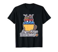 Coffee Keeps Me Drill Oilfield Oil Field Rig Raffinery Worker T-Shirt