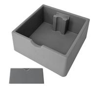 Coffee Knock Box - Bac à déchets en acier robuste, seau de déversement de terre durable de 1,5 L, résistant aux chocs, seau de comptoir Silent Pro | Pour comptoir de café commercial