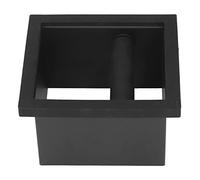 Coffee Knock Box | Bin à déposer des sols en acier inoxydable pour les stations de café | Design à bouche plate pour un enrobage facile/maison Barista/Cafe Use | Sturdy & Easy to Install