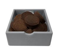 Coffee Knock Box - Conteneur à déchets | Seau de grande capacité | Organiseur absorbant les chocs de 1,5 L pour maison, café, bar, cuisine, bureau, comptoir, salon