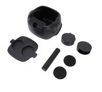Coffee Knock Box | Portable Grounds Container with 6 Accessories | ABS Material Coffee Tamper Holder for Coffee Machines/Kitchen Countertops | Compact Design, Easy to Maintain