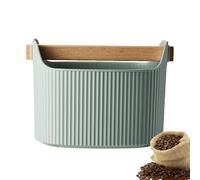 Coffee Knock Box - Poubelle à café , 1300 ml, absorbant les chocs, antidérapante, poubelle à café moulu pour la maison, le bureau, accessoire de café pour l'élimination des marcs usagés.
