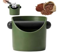 Coffee Knock Box - Poubelle compacte de 0,45 l avec barre amovible et base antidérapante, outil de barista absorbant les chocs pour une élimination facile des rondelles, accessoire de café essentiel