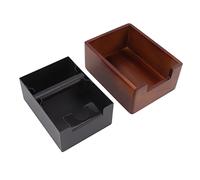 Coffee Knock Box Premium Wood Iron Handleder pour Home Cafe