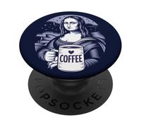 Coffee Lover Famous Art Espresso Latte Cafe Kaffee PopSockets PopGrip Adhésif
