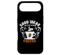 Coffee Lover Good Ideas Start with Coffee Cafeine Baristas Coque pour iPhone Air