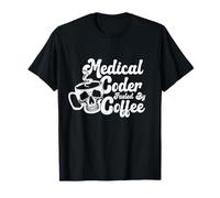 Coffee Lover ICD-10 Humour Codage Médicaux Médicaux Coder T-Shirt