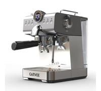 Coffee machine, 20 bar filter holder with milk frother for espresso, cappuccino and latte - compact espresso machine with thermoblock, hot water function and descaling indicator (20BAR-1.5 L, 20 BAR)