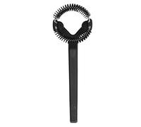 Coffee Machine Care Brush | Detachable Round Head & Short Handle | Thorough Care Group Head/Grinder Burrs/Milk Frothers | 2ml Powder Scoop Handle (58mm 21x7.8cm)