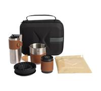 Coffee Maker, Set à café - Set d' à la main à café - Kit d'accessoires de transport portable Ponceuse de haricots Multifonctions pour Voyage en plein air Randonnée aventure